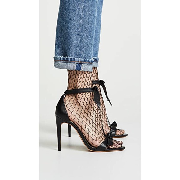 Alexandre Birman Clarita 100 Knot Sandal Heels Stilleto Black - Picture 2 of 12
